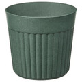 FRÄKENVÄXT Plant pot, in/outdoor/deep green, 24 cm