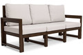 Outdoor 3-Seat Sofa MALTA, dark brown/grey