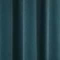 GoodHome Curtain Valgreta 140 x 260 cm, turquoise