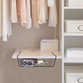 Under-Shelf Wire Basket, size S, black