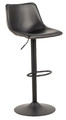 Bar Stool Oregon PU, high, black