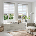 TANDLUNDFLY Double roller blind, 120x155 cm