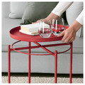 GLADOM Tray table, red, 45x53 cm