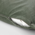 SANELA Cushion cover, grey-green, 50x50 cm