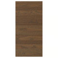 STENSTA Cover panel, dark brown ash veneer, 39x80 cm