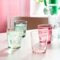 PAPPERSBJÖRK Glass, mixed colours, 30 cl