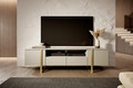 TV Cabinet Verica 200 cm, cashmere/gold legs