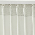 SANELA Curtains, 1 pair, off-white, 140x300 cm