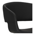 Chair Supernova, faux leather, black