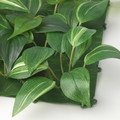 FEJKA Artificial plant, wall mounted/in/outdoor green/lilac, 26x26 cm