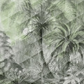 GoodHome Wall Mural Wallpaper Tanan, light green palms