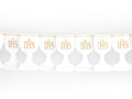Decorative Paper Garland IHS Holy Communion 3m 1pc