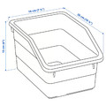 SOCKERBIT Box, white, 19x26x15 cm