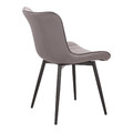 Upholstered Chair Roxino, velvet, grey