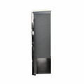 Modern Wall-Mount Letterbox, Black, 370x370x105mm