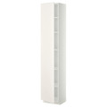 METOD High cabinet with shelves, white/Veddinge white, 40x37x200 cm