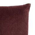 GoodHome Cushion Valgreta 30 x 50 cm, burgundy