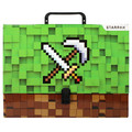 Document Carry Case with Handle A4/95mm Pixel Game