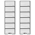 Starpak Label Stickers for Notebooks Black & White 25-pack