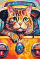 Castorland Jigsaw Puzzle Cat Bus Travel 1000pcs 9+