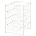 JONAXEL Frame with wire baskets, 50x51x70 cm