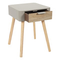 Nightstand Bedside Table Padano, grey