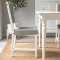 STEFAN Chair, white/Knisa grey/beige