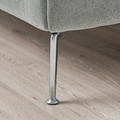 TUFJORD Upholstered bed frame, Tallmyra white/black/Luröy, 160x200 cm