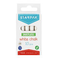 Starpak Dustless White Chalk 10pcs