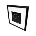 GoodHome Picture Frame Blanton 40 x 40 cm, black