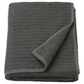 VÅGSJÖN Bath sheet, dark grey, 100x150 cm