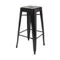 GoodHome Bar Stool Branza, black