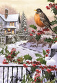 Clementoni Jigsaw Puzzle 1000pcs Christmas Robin & Holly