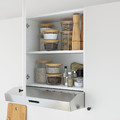 ENHET Kitchen, anthracite/white, 183x63.5x222 cm