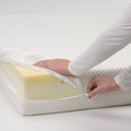 MALM Bed frame with mattress, white/Åbygda firm, 160x200 cm