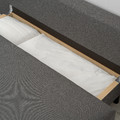 RÄFSTA 3-seat sofa-bed, dark grey