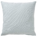 SANDTRAV Cushion cover, light blue/white, 45x45 cm