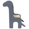 Children's Chair Dino, grey/natural