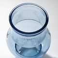 MYRMOSAIK Vase, blue, 17 cm