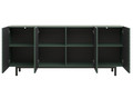 Four-Door Cabinet Scalia II 190, labrador mat / black frame
