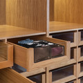 7-Compartment Drawer Organizer, black