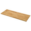 KARLBY Worktop, oak/veneer,  63.5x246 cm