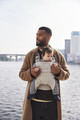 BABYBJORN Baby Carrier Harmony, Woven, Light Beige mélange, 0-3y