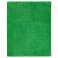 SKOGSDUVA Rug, high pile, green, 133x160 cm