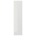 RINGHULT Door, high-gloss light grey, 20x80 cm
