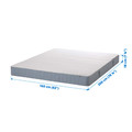 VESTMARKA Spring mattress, medium firm/light blue, 160x200 cm