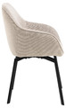 Swivel Dining Chair Clara, beige
