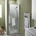 GoodHome Shower Door Naya 80 x 195 cm, clear glass