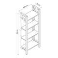 GoodHome Nantua Natural & White Oak Shelving