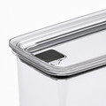 KORALLVIPPA Dry food jar with lid, set of 6, transparent